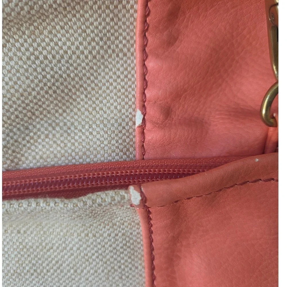 Fossil canvas leather